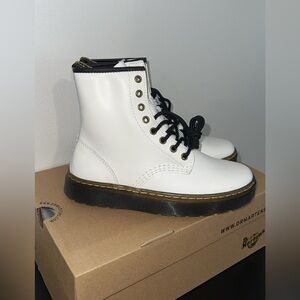 NEW! Dr Marten White Leather Boots